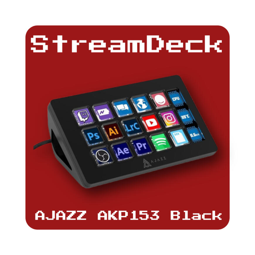 Stream deck: AJAZZ AKP153 Black